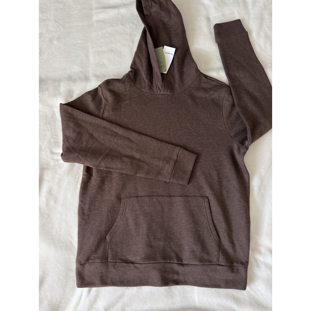 Goodfellow & Co Brown Fleece Cotton Pullover Hoodie Pockets Men’s L Regular